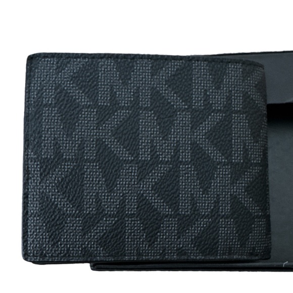 Michael Kors Jet Set Leather Bifold Wallet Black - Picture 3 of 8